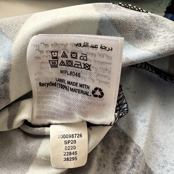 Alfani Top Blouse Women Size S P 3/4 Sleeve Crewneck Point-Hem Casual Stretch GU - Picture 8 of 9